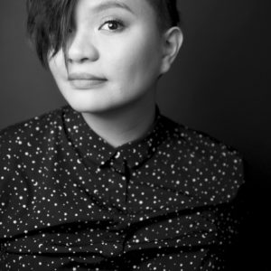 black and white headshot of Mei Ann Teo